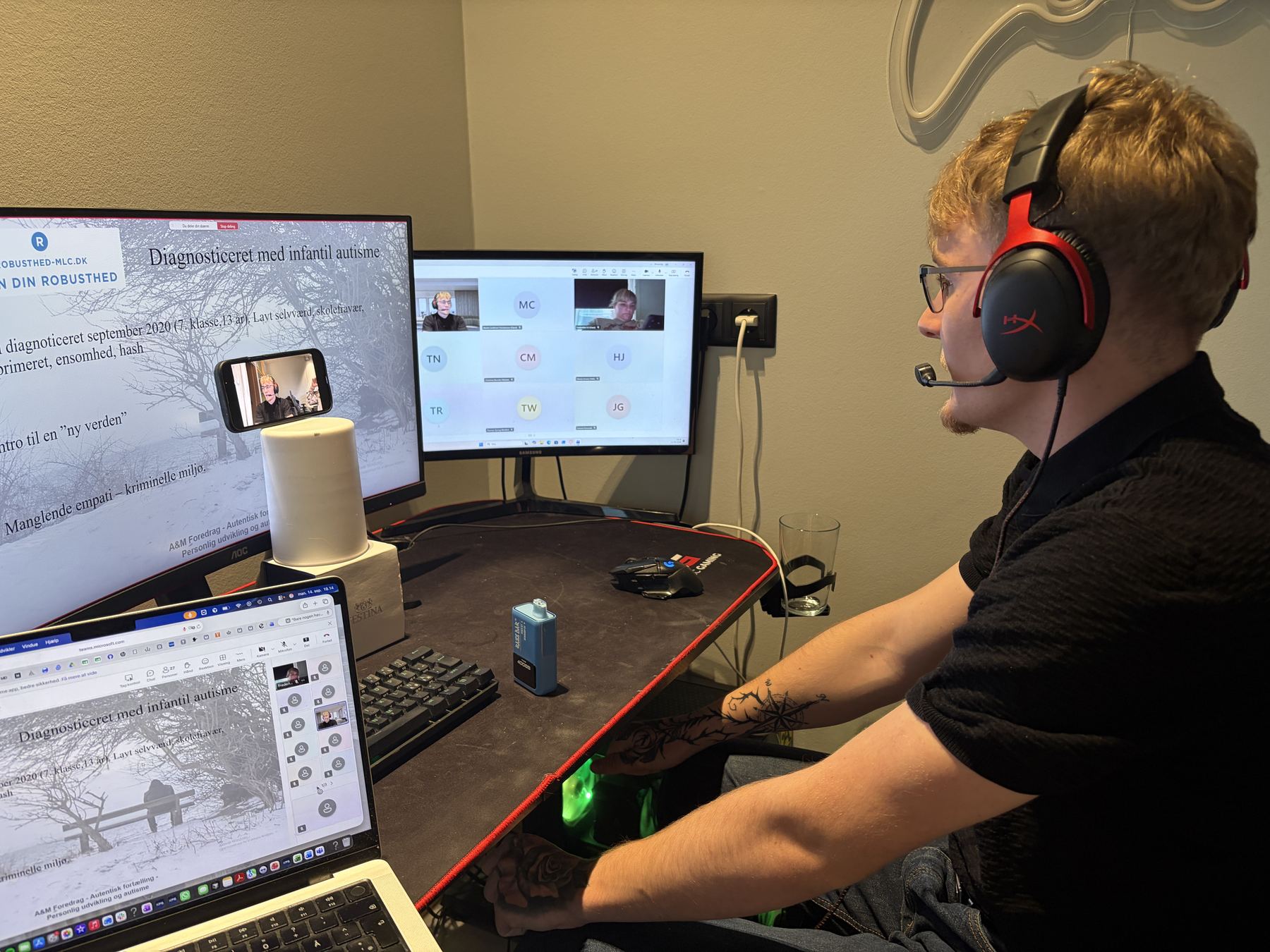 Online foredrag autisme for Autismeforeningen – Axel Nielsen live webinar